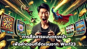 การสื่อสารแบบตรงเป้า เพื่อคำตอบที่ชัดเจนจาก Win123-1