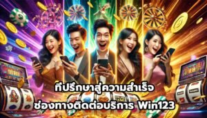 ที่ปรึกษาสู่ความสำเร็จ ช่องทางติดต่อบริการ Win123-8